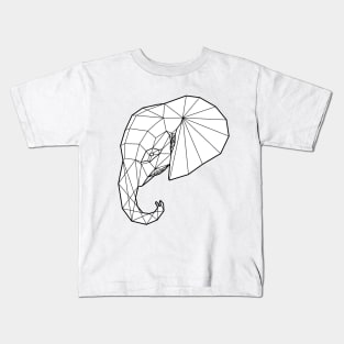 Elephant wireframe Kids T-Shirt